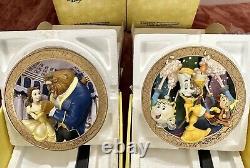 Disney Beauty Beast 3d Wall Plate Be Our Guest + Tale as Old as Time Limited Ed