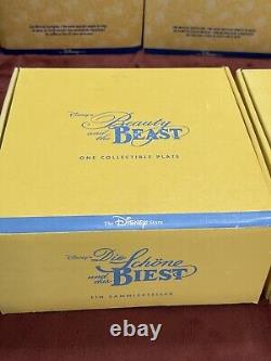 Disney Beauty Beast 3d Wall Plate Be Our Guest + Tale as Old as Time Limited Ed