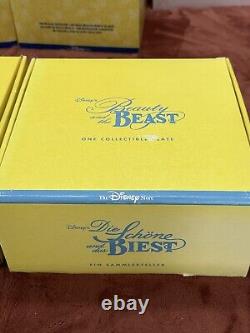 Disney Beauty Beast 3d Wall Plate Be Our Guest + Tale as Old as Time Limited Ed
