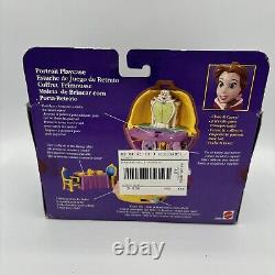 Disney Beauty & Beast Belle Portrait Playcase Mini Doll Set 1999 -In Box