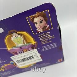 Disney Beauty & Beast Belle Portrait Playcase Mini Doll Set 1999 -In Box