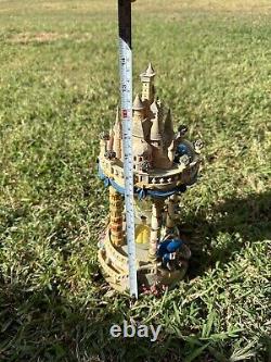 Disney Beauty Beast Belle Snow Globe Light Up Hour Glass Tale as Old as Time
