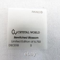 Disney Beauty Beast Bewitched Blossom Figurine Crystal World Numbered of 6750