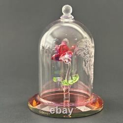 Disney Beauty Beast Bewitched Blossom Figurine Crystal World Signed Numbered