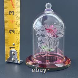 Disney Beauty Beast Bewitched Blossom Figurine Crystal World Signed Numbered