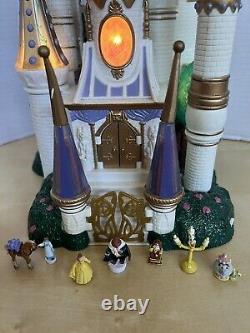 Disney Beauty & Beast Castle Polly Pocket Trendmaster 1998 with 7 Figures
