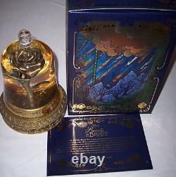 Disney Beauty & Beast Enchanted Rose Gold Snowglobe Visa Exclusive LE 1000 NIB