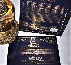 Disney Beauty & Beast Enchanted Rose Gold Snowglobe Visa Exclusive LE 1000 NIB