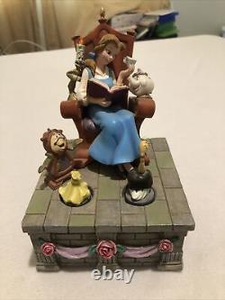 Disney Beauty & Beast Music Box Statue RARE BE OUR GUEST