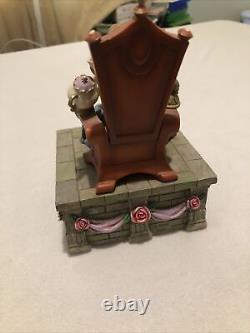 Disney Beauty & Beast Music Box Statue RARE BE OUR GUEST