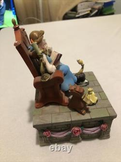 Disney Beauty & Beast Music Box Statue RARE BE OUR GUEST