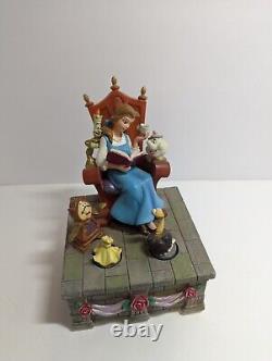 Disney Beauty & Beast Music Box Statue RARE BE OUR GUEST