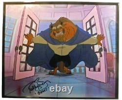 Disney Beauty Beast Original Production CEL hand Signed Voice Robby Benson