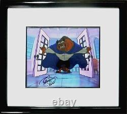 Disney Beauty Beast Original Production CEL hand Signed Voice Robby Benson