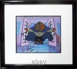 Disney Beauty Beast Original Production CEL hand Signed Voice Robby Benson