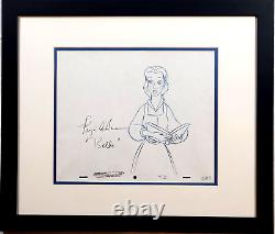 Disney Beauty Beast Original Production Drawing Signed Paige O'Hara Belle