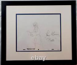 Disney Beauty Beast Original Production Drawing Signed Paige O'Hara voice