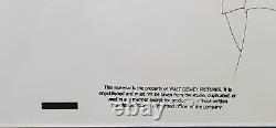 Disney Beauty Beast Original Production Drawing Signed Paige O'Hara voice