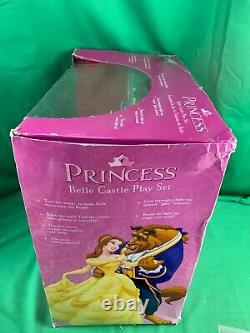 Disney Beauty Beast Princess Belle Castle Play Set New Polly Pocket Type Doll