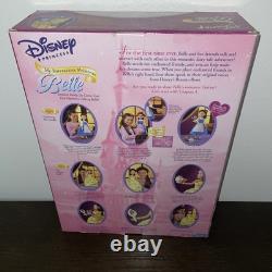 Disney Beauty & Beast Princess Belle First Interactive Talking Doll Electronic