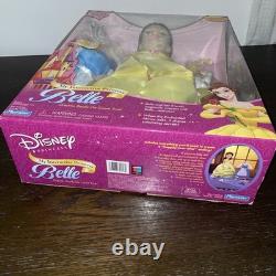 Disney Beauty & Beast Princess Belle First Interactive Talking Doll Electronic