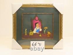 Disney Beauty & The Beast 10th Anniversary Commemorative Framed Pin Set LN 6641