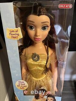 Disney Beauty & The Beast Belle Life Size 3 Feet Tall Doll New! Rare