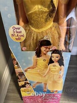 Disney Beauty & The Beast Belle Life Size 3 Feet Tall Doll New! Rare