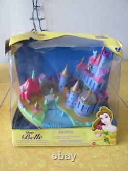 Disney Beauty & The Beast Belle Magical Castle Mattel Polly Pocket Complete RARE