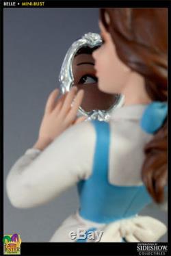 Disney Beauty & The Beast Belle Mirror Grand Jester Bust Statue Sideshow