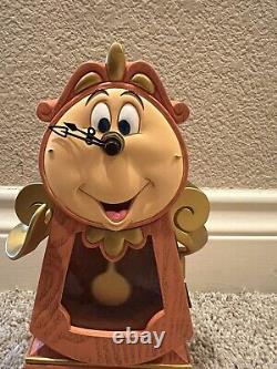 Disney Beauty & The Beast Cogsworth Clock 10 in Figurine