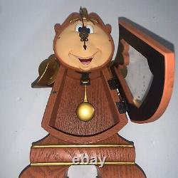 Disney Beauty & The Beast Cogsworth Clock 10 in Figurine US15HA05012