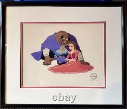 Disney Beauty & The Beast Cozy Couple Rare Sericel Limited Edition 1994