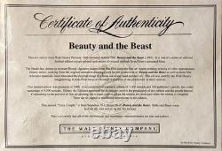 Disney Beauty & The Beast Cozy Couple Rare Sericel Limited Edition 1994