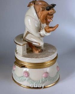 Disney Beauty & The Beast Elegan Beast Trinket Box Treasure Collector FREE SHIP