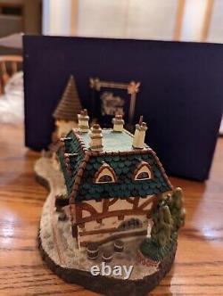 Disney Beauty & The Beast French Village House Ceramic The Bookseller New In Box