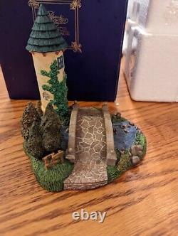 Disney Beauty & The Beast French Village House Tower & Bridge Ceramic New in Box