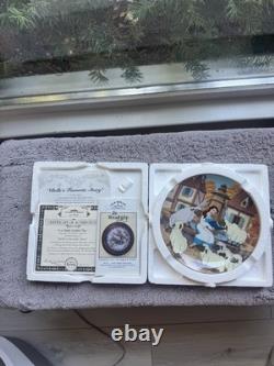 Disney Beauty & The Beast Full Set Of 12 Collector Plate Bradford Exchange withbox
