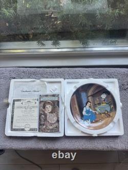 Disney Beauty & The Beast Full Set Of 12 Collector Plate Bradford Exchange withbox