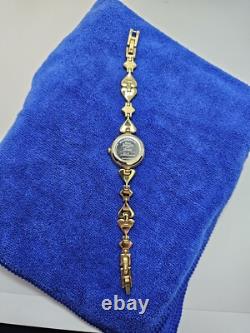 Disney Beauty & The Beast Ladies Watch Bracelet Rare Gold Tone Limited Edition