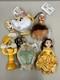 Disney Beauty & The Beast Mini Plush Lot Of 5 Belle Lumière Chip Mrs. Potts
