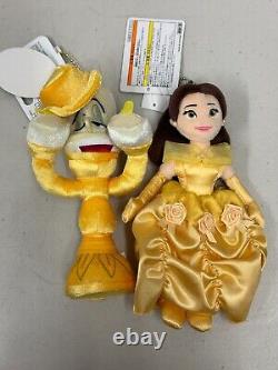 Disney Beauty & The Beast Mini Plush Lot Of 5 Belle Lumière Chip Mrs. Potts