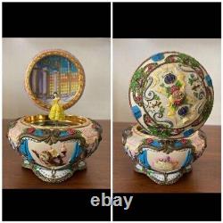 Disney Beauty & The Beast Musical Music Jewelry Box USED RARE JP KM51