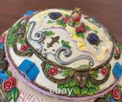 Disney Beauty & The Beast Musical Music Jewelry Box USED RARE JP KM51