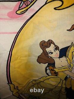 Disney Beauty & The Beast Nursery Bedding Decor Fabric 66 X 88 Twin Sz