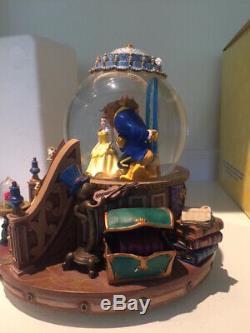 Disney Beauty & The Beast Snow Globe/Music Box