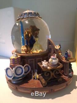 Disney Beauty & The Beast Snow Globe/Music Box