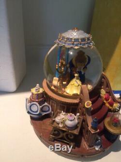 Disney Beauty & The Beast Snow Globe/Music Box