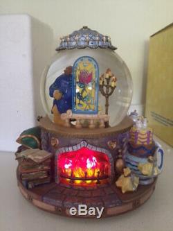 Disney Beauty & The Beast Snow Globe/Music Box