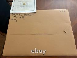 Disney Beauty & The Beast -Special Edition Limited Cel Employee Only Cel